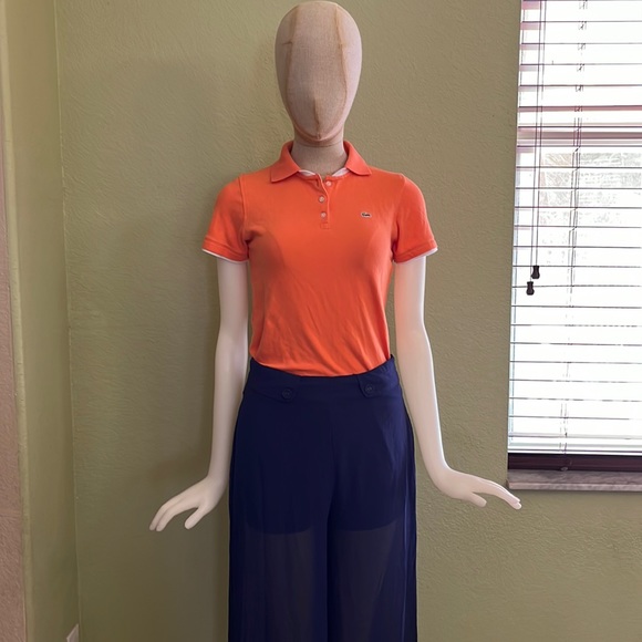 Lacoste Tops - Stretch Lacoste orange polo